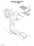Diagram for 04 - Freezer Liner Parts
