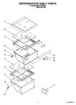 Diagram for 03 - Refrigerator Shelf Parts