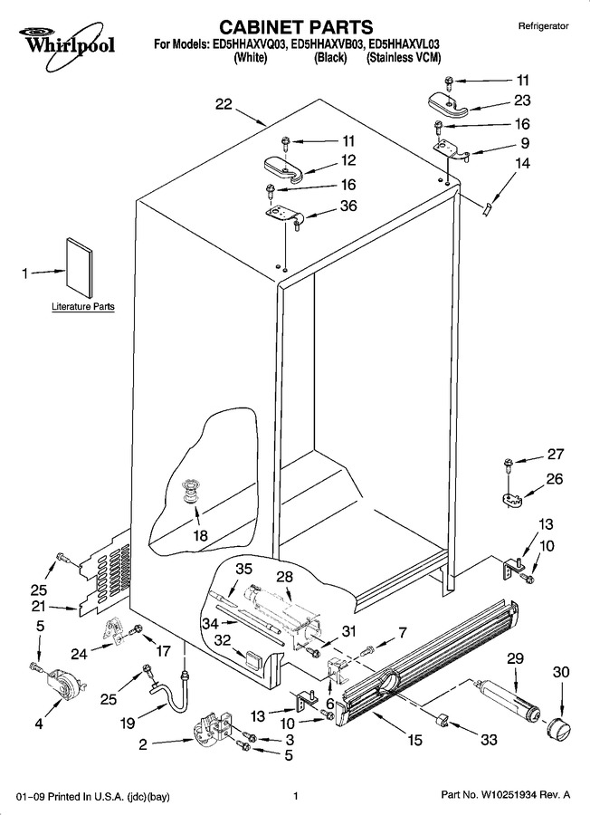 Diagram for ED5HHAXVQ03