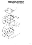 Diagram for 03 - Refrigerator Shelf Parts