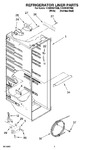 Diagram for 02 - Refrigerator Liner Parts