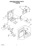 Diagram for 08 - Dispenser Front Parts