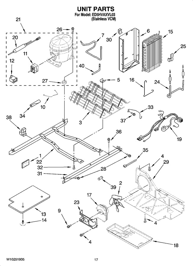 Diagram for ED5HVAXVL03