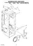 Diagram for 02 - Refrigerator Liner Parts