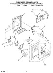Diagram for 08 - Dispenser Front Parts