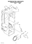 Diagram for 02 - Refrigerator Liner Parts