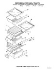 Diagram for 03 - Refrigerator Shelf Parts