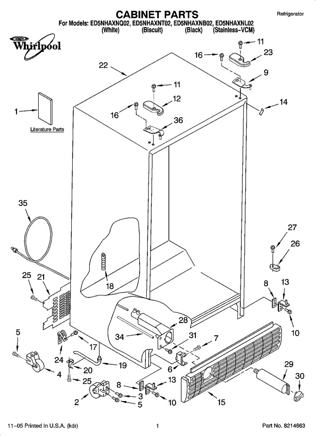 Diagram for ED5NHAXNL02