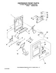 Diagram for 08 - Dispenser Front Parts
