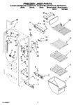 Diagram for 04 - Freezer Liner Parts