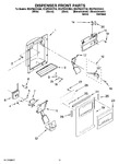 Diagram for 08 - Dispenser Front Parts