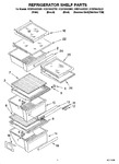 Diagram for 03 - Refrigerator Shelf Parts