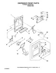 Diagram for 08 - Dispenser Front Parts