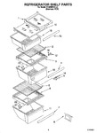 Diagram for 03 - Refrigerator Shelf Parts