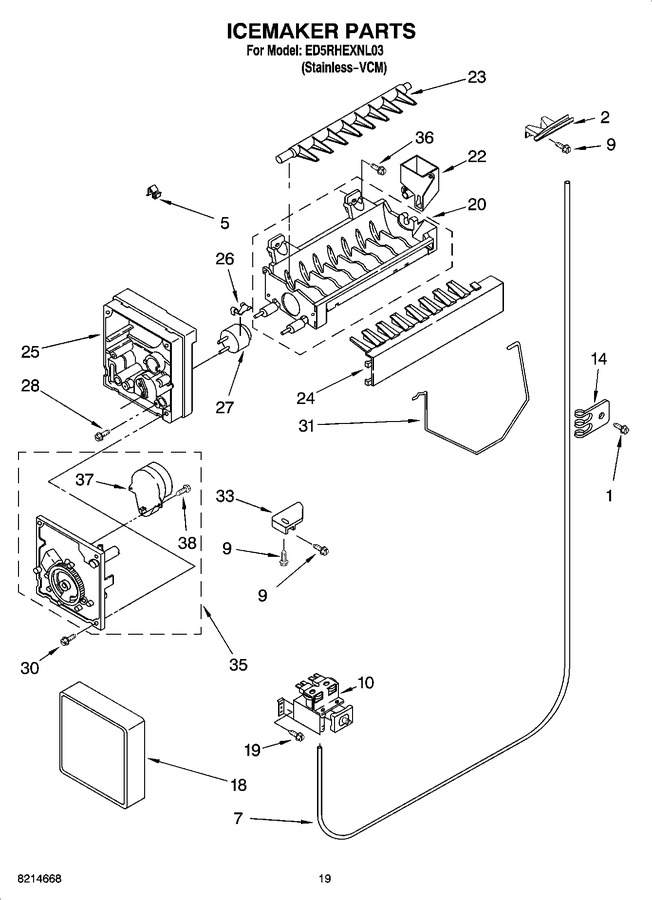 Diagram for ED5RHEXNL03