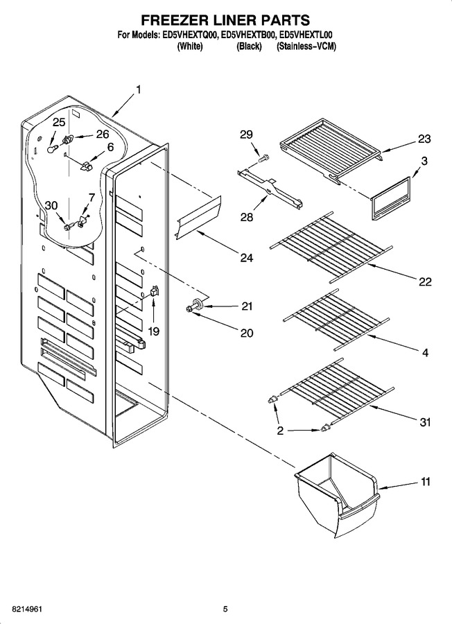 Diagram for ED5VHEXTB00