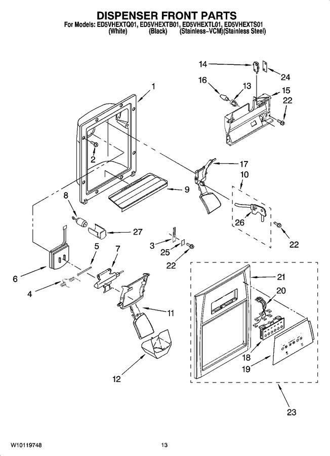 Diagram for ED5VHEXTB01