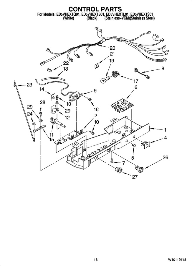 Diagram for ED5VHEXTB01