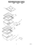 Diagram for 03 - Refrigerator Shelf Parts