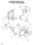 Diagram for 08 - Dispenser Front Parts