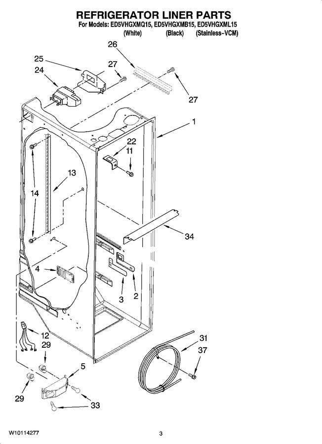 Diagram for ED5VHGXMB15