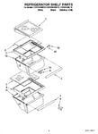 Diagram for 03 - Refrigerator Shelf Parts