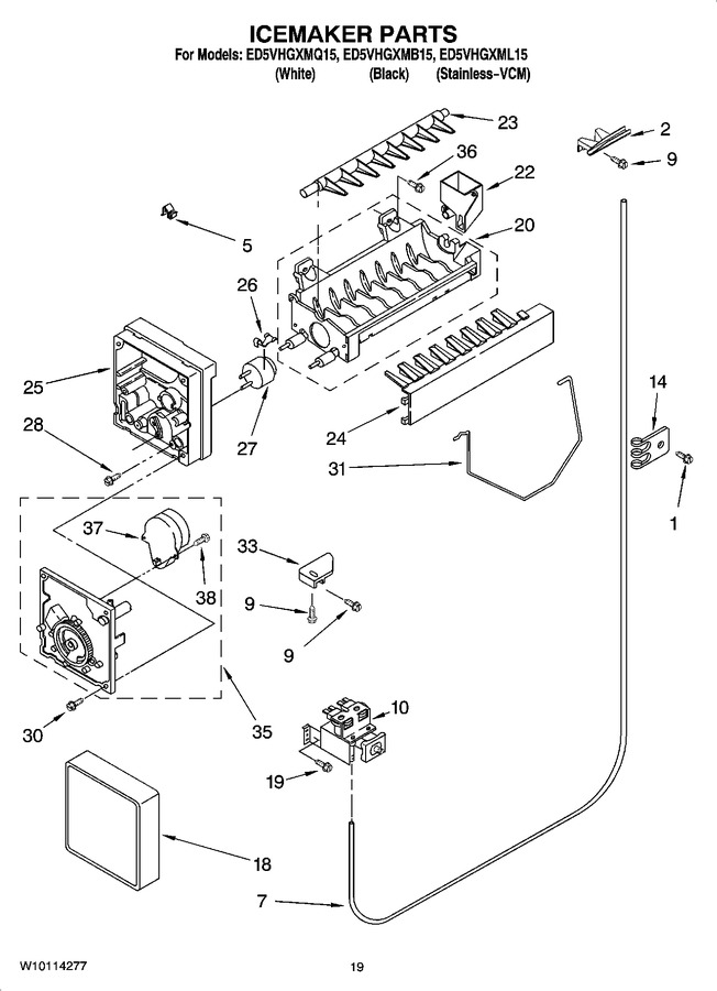Diagram for ED5VHGXMB15