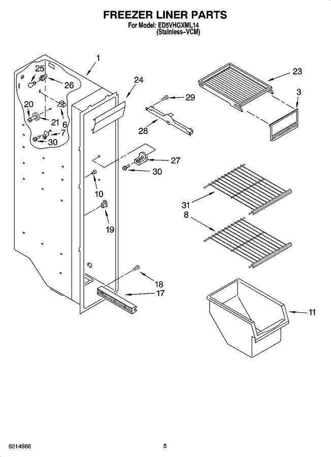 Diagram for ED5VHGXML14