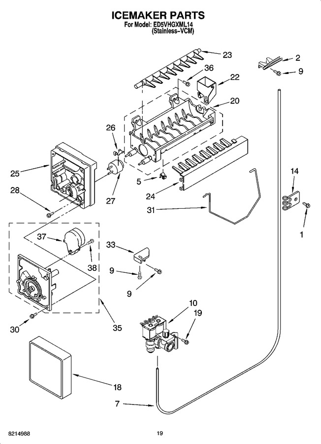 Diagram for ED5VHGXML14