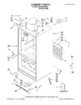 Diagram for 01 - Cabinet Parts