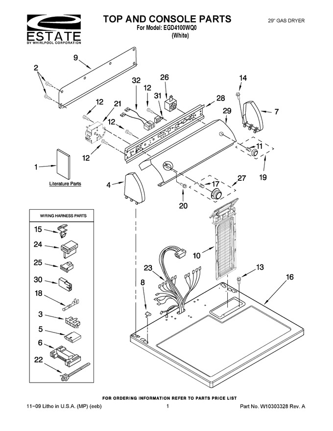 Diagram for EGD4100WQ0