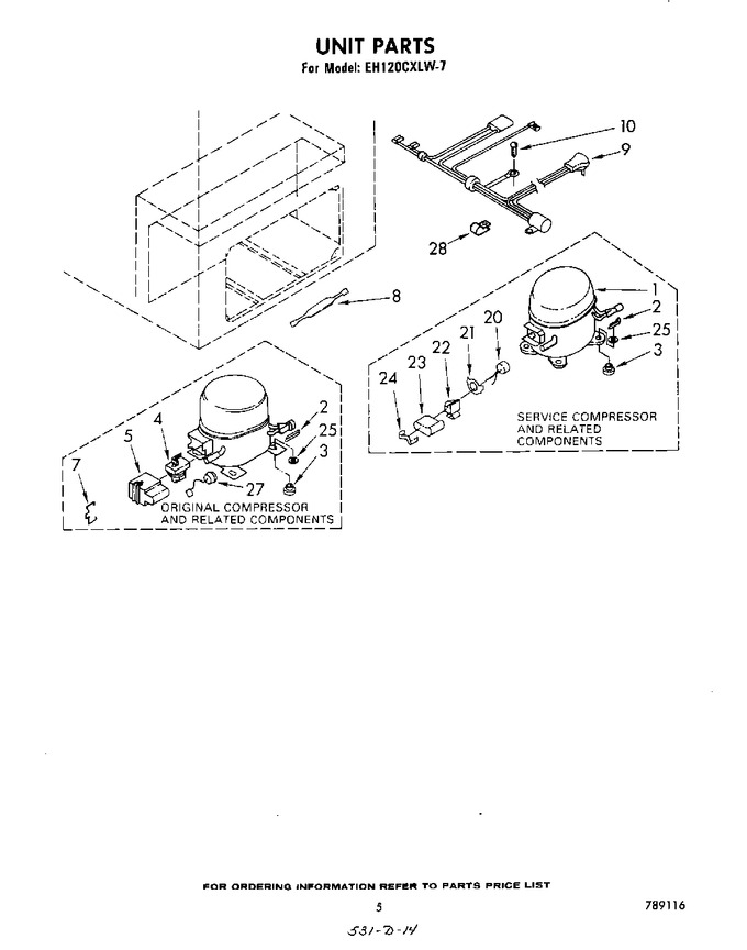 Diagram for EH120CXLW7