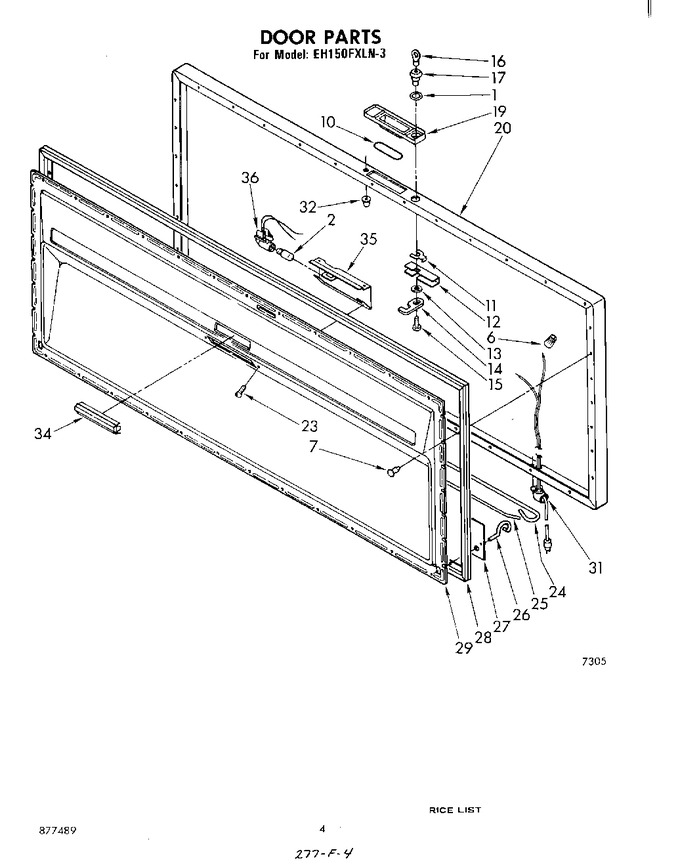 Diagram for EH150FXLN3