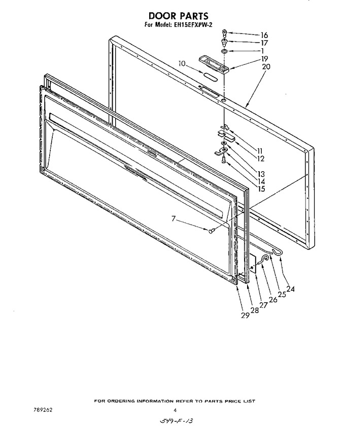 Diagram for EH15EFXPW2