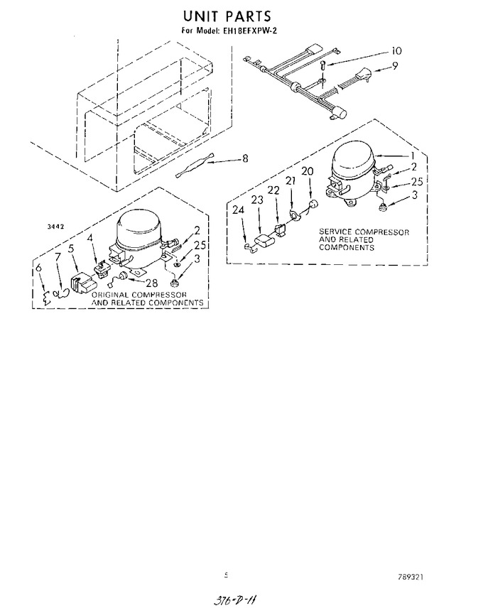 Diagram for EH18EFXPW2