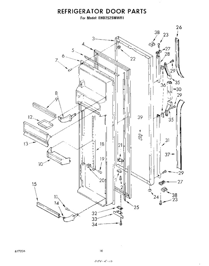 Diagram for EHD252SMWR1