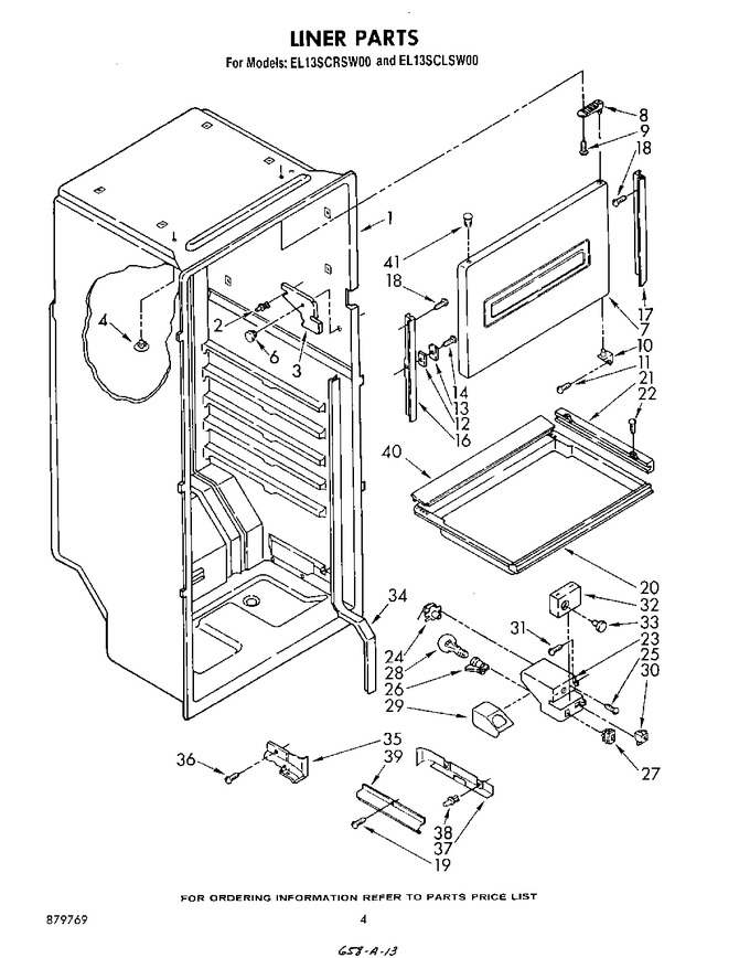Diagram for EL13SCRSW00