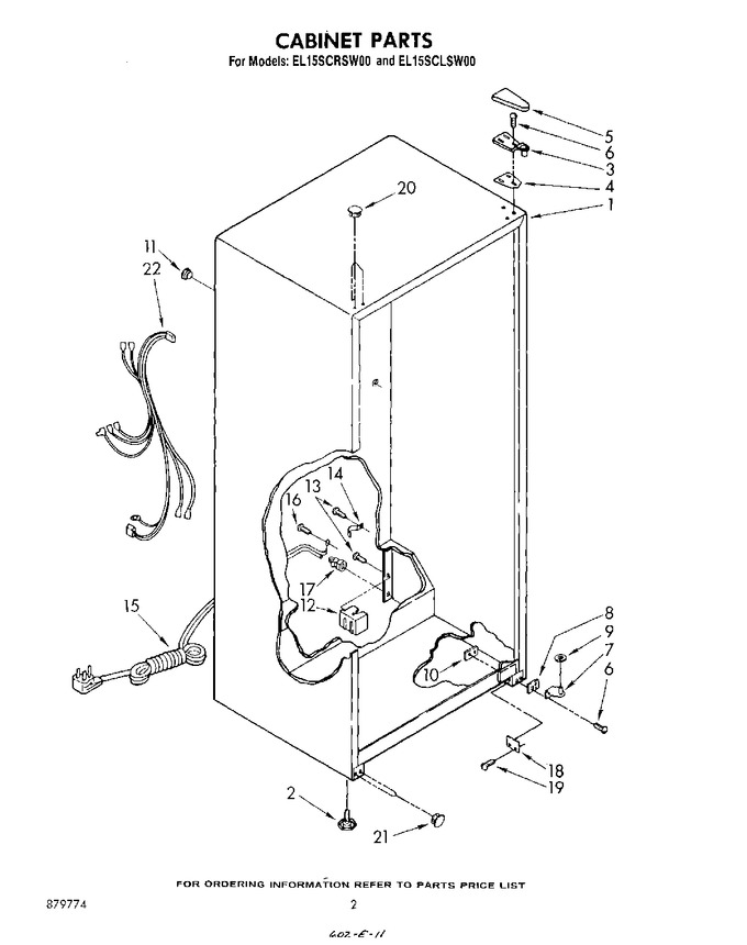 Diagram for EL15SCRSW00