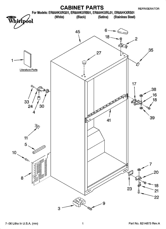 Diagram for ER8AHKXRS01