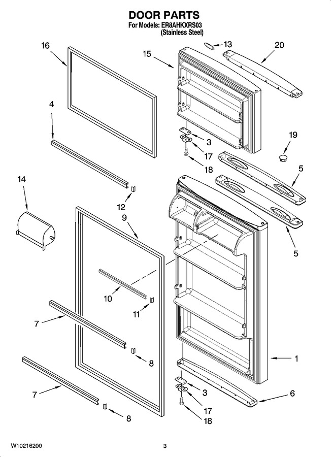 Diagram for ER8AHKXRS03