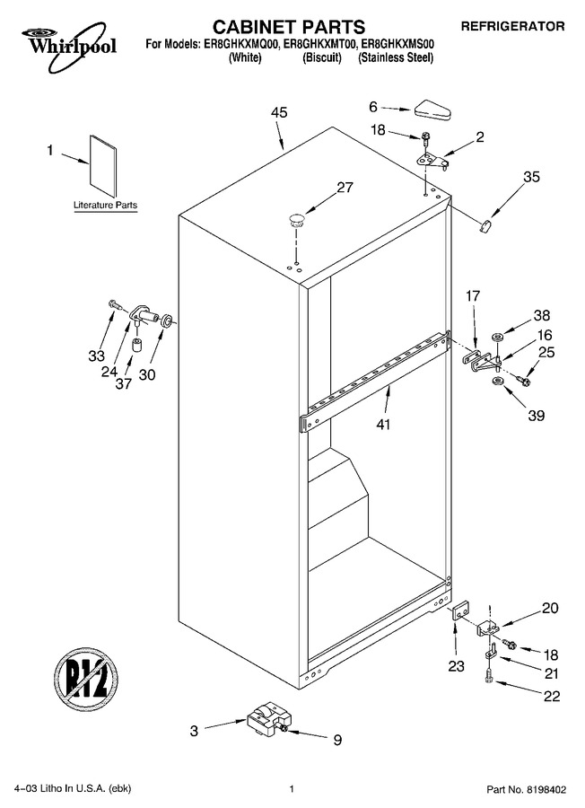 Diagram for ER8GHKXMT00