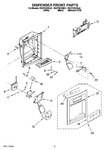 Diagram for 08 - Dispenser Front Parts