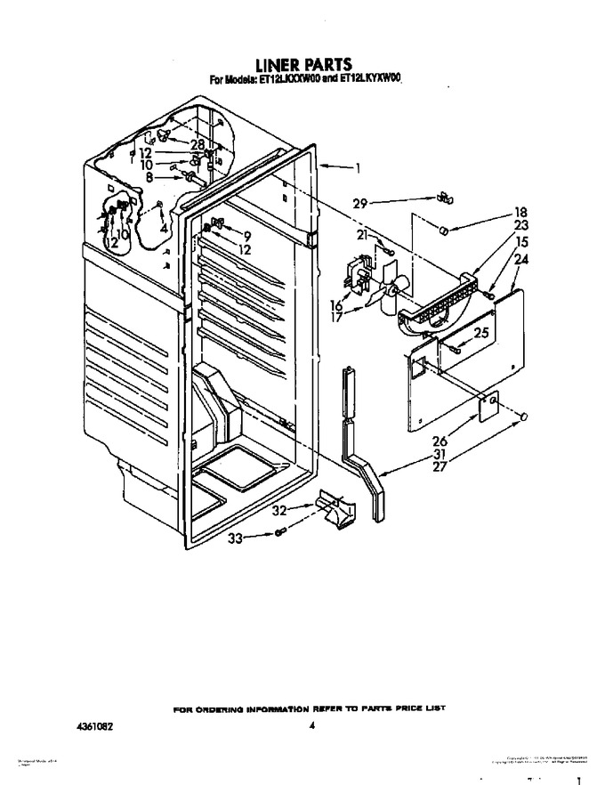 Diagram for ET12LKYXW00