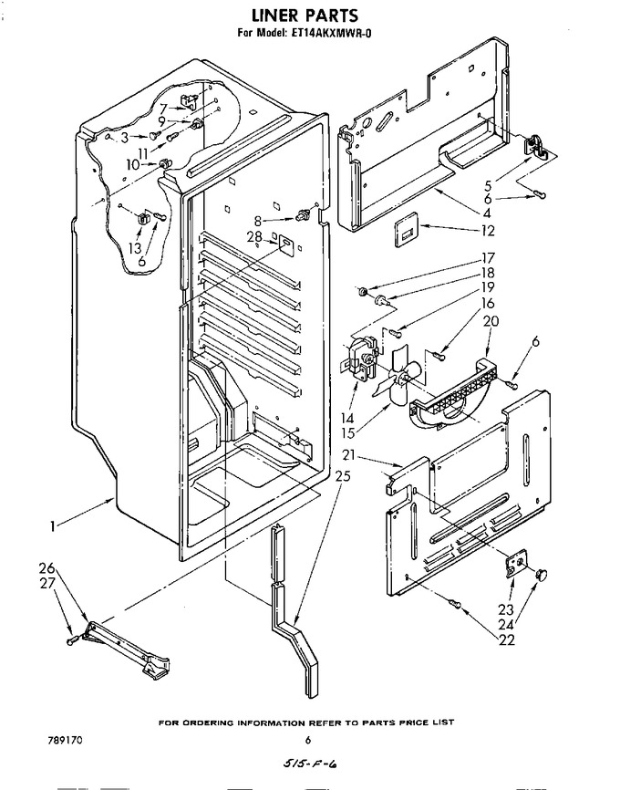 Diagram for ET14AKXMWR0