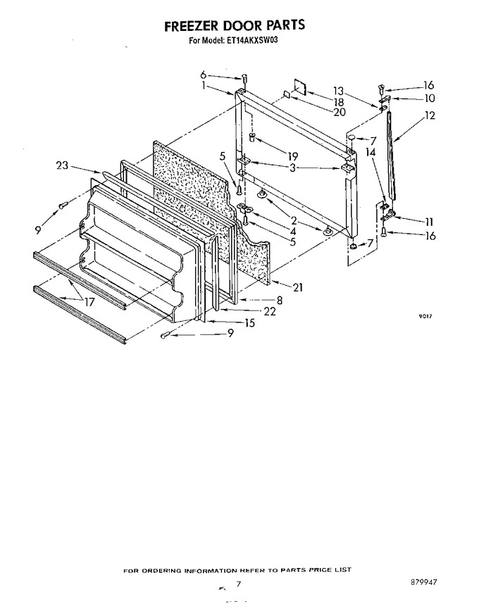 Diagram for ET14AKXSW03