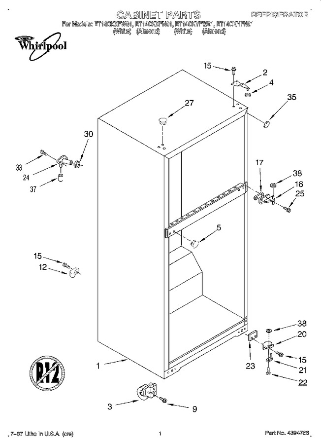 Diagram for ET14CKXFW01