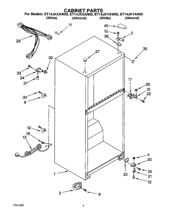 Diagram for ET14JKYAW00