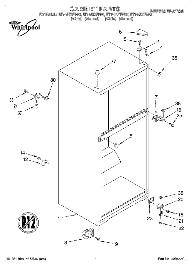 Diagram for ET14JKXFW00