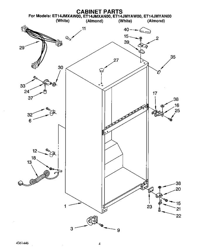 Diagram for ET14JMXAW00
