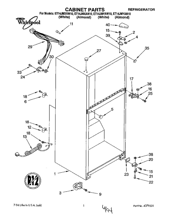 Diagram for ET14JMYAW10